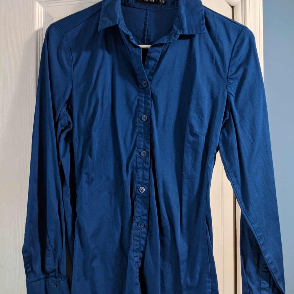 The Limited Dark Blue button down